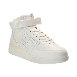 Givenchy G4 Leather High-Top Sneaker, White